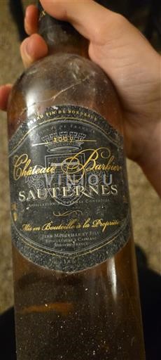 Bordeaux Sauternes Château Barbier 2005