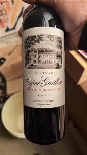 Bordeaux Saint-Émilion Grand Cru Château Capet Guillier 2010