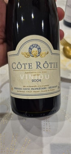 Rhônevallei Côte-rôtie Bernard David 2004
