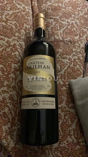 Bordeaux Saint-Estèphe Château Sérilhan 2003