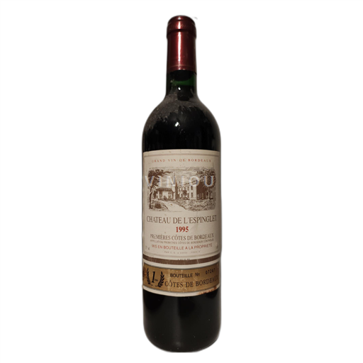 Bordeaux Premières Côtes de Bordeaux Château de l'Espinglet 1995