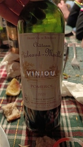 Bordeaux Pomerol Château Thieuleaud-Maillet 2021