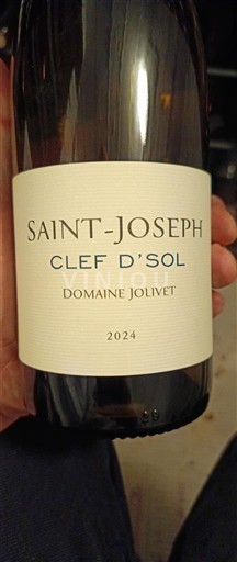 Rhône Valley Saint Joseph Domaine Jolivet Clef d'Sol 2024
