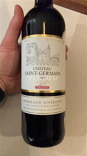 Burdeos Bordeaux superior Château Saint-Germain 2022