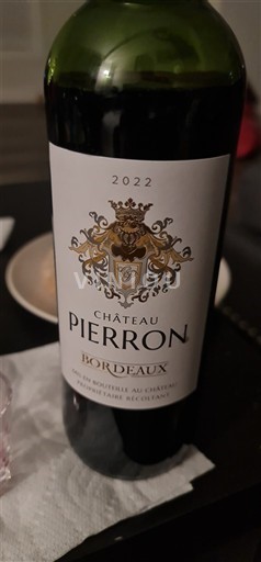 Bordeaux Château Pierron 2022