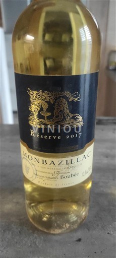 Lounais-Ranska Monbazillac Bouteille d'Or Réserve 2017