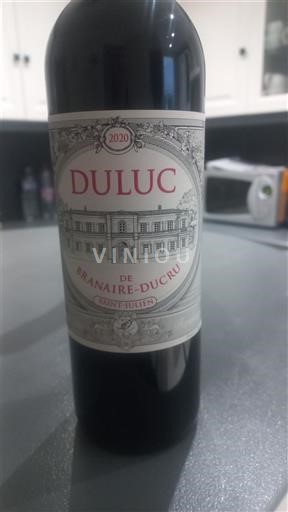 Bordeaux Saint-Julien Château Branaire-Ducru Duluc 2020