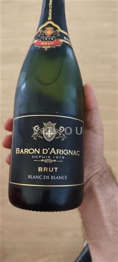 Langvedok Languedoc Baron d'Arignac Brut Blanc de Blancs Neleten.