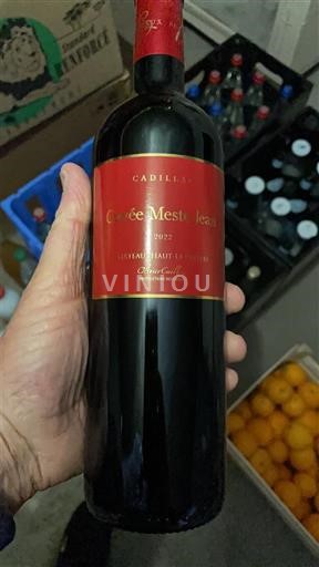 Bordeaux Cadillac Château Haut Rian Meste Jean 2022