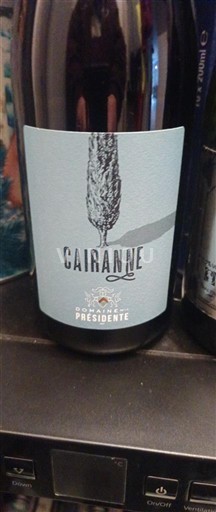 Rhônedalen Cairanne Cave de Cairanne La Présidente Icke årgångsbetecknad