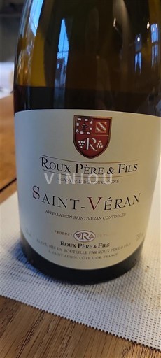Bourgogne Saint-Véran Roux Père & Fils Icke årgångsbetecknad
