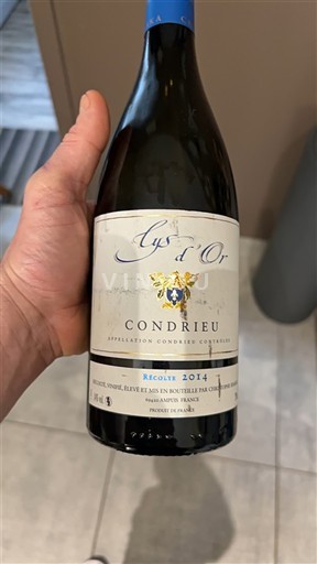 Rượu vang Blanc sec Lys d'Or 2014 Pháp Thung lũng Rhône Condrieu AOC