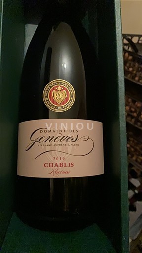 Burgundi Chablis Domaine S Genèves Racines 2019