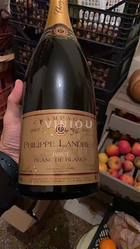 Šampanja Šampanjec Philippe Landréat Brut Blanc de Blancs 2007