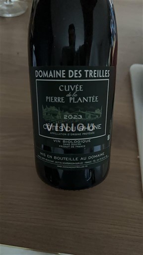 Rhônedalen Côtes du Rhône Domaine S Treilles de la Pierre Plantée 2023