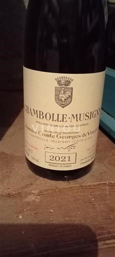 Bourgogne Chambolle-Musigny Comte Georges de Vogüé 2021