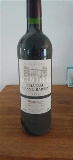 Bordeaux Château Grand Barbey 2015