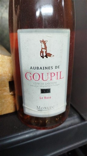 Sudoeste Côtes de Gascogne Monluc Aubaines de Goupil Le Rosé 2018