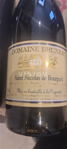 Loire Valley Saint-Nicolas-De-Bourgueil Domaine Bruneau 2023