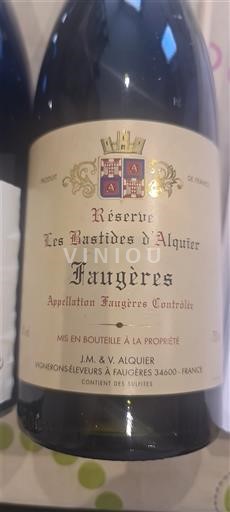 Langvedok Faugères J.M. & V. Alquier Réserve Les Bastides d'Alquier 2003