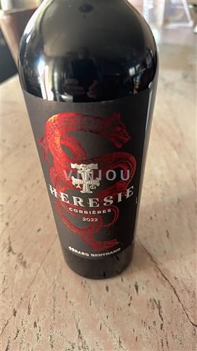 Langvedok Corbières Château Maris Bertrand Hérésie 2022