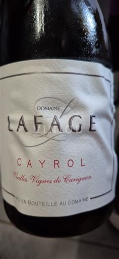 Languedoc y Rosellón Costas Catalanas Domaine Lafage Cayrol 2022