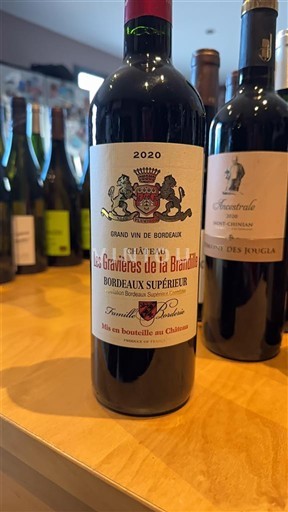 Bordeaux Bordeaux Supérieur Château Les Gravières de la Brandille 2020