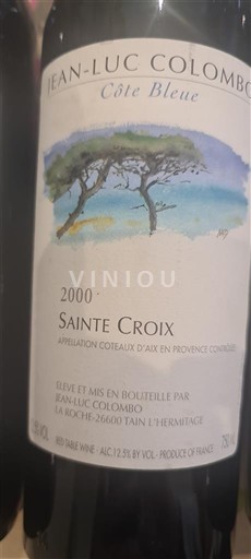 Provenza Coteaux d'Aix-en-Provence Jean-Luc Colombo Côte Bleue Sainte Croix 2000