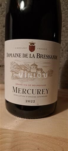 Bourgondië Mercurey Domaine La Bressande 2022