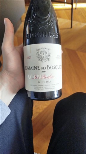 Vine Rouge sec Les Roches Domaine S Bosquets 2021 Frankrig Rhône-dalen Gigondas AOC