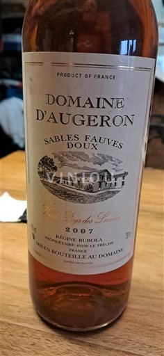 Zuidwest-Frankrijk Côtes de Gascogne Domaine Augeron Sables Fauves Doux 2007