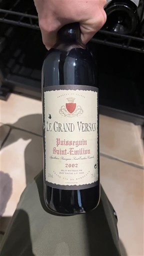Burdeos Puisseguin-saint-émilion Le Grand Versan 2002