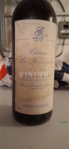 Bordeaux Côtes de Blaye Château La Nérande 1992