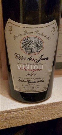 Jura Côtes-du-jura Domaine Hubert Clavelin et Fils Savagnin 2002