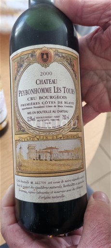 Burdeos No especificado Château Peybonhomme Les Tours 2000