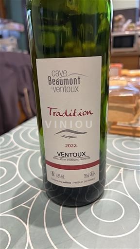 Vallée du Rhône Ventoux Cave Beaumont du Ventoux Tradition 2022