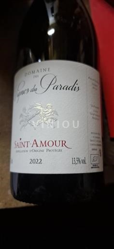 Beaujolais Thánh Tình Yêu Domaine S Vignes du Paradis 2022
