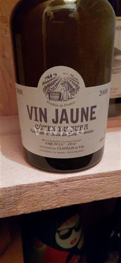 Jura Côtes-du-jura Clavelin 2008