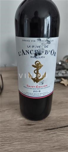 Bordeaux Saint-Émilion La Cave de l'Ancre d'Or Richelieu 2019