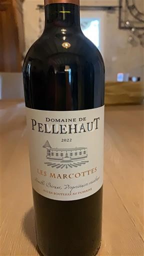 Tây Nam Côtes de Gascogne Domaine Pellehaut Les Marcottes 2022