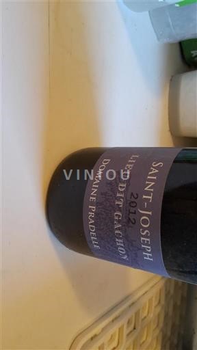 Rhônevallei Saint-Joseph Domaine Pradelle Vieux Diet Cacho 2012