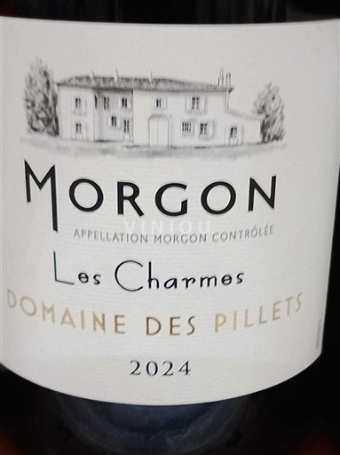 Beaujolais Morgon Domaine S Pillets Les Charmes 2024