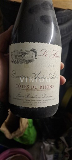 Rhônedalen Côtes du Rhône Domaine Domaines André Aubert La Serine 2004