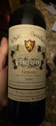 Bordeaux Graves Château Brochon 2004