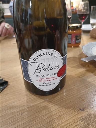 Beaujolais Domaine Baluce Jean Sonnery Ikke årgangsbestemt