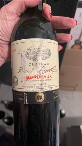Bordeaux Château Haut-L'Artigue 2004