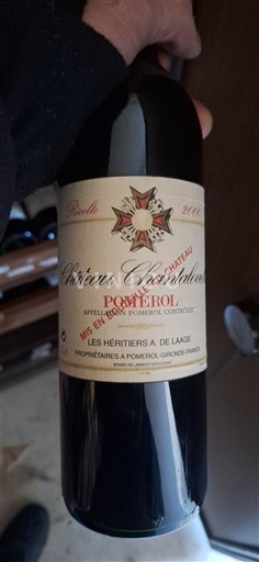 Bordeaux Pomerol Château La Commanderie 2000