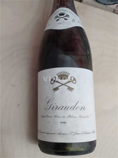 Rhônedalen Côtes du Rhône Giraudon 1967 1967
