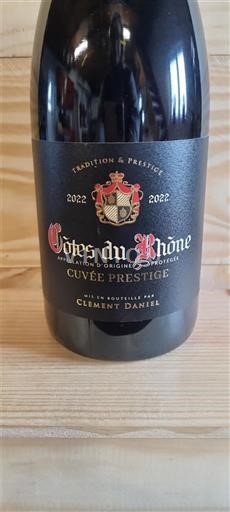Rhônedalen Côtes du Rhône Clément Daniel Prestige 2022