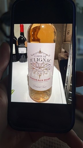 Burdeos Bordeaux rosado Comte de Julignac 2022